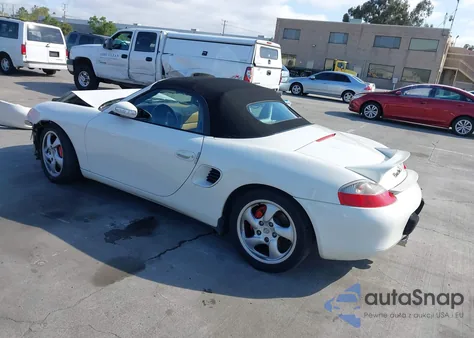 2000 Porsche Boxster S z USA, uszkodzony, nr VIN WP0CB2980YU662175